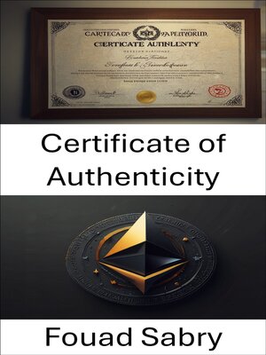cover image of Certificate of Authenticity